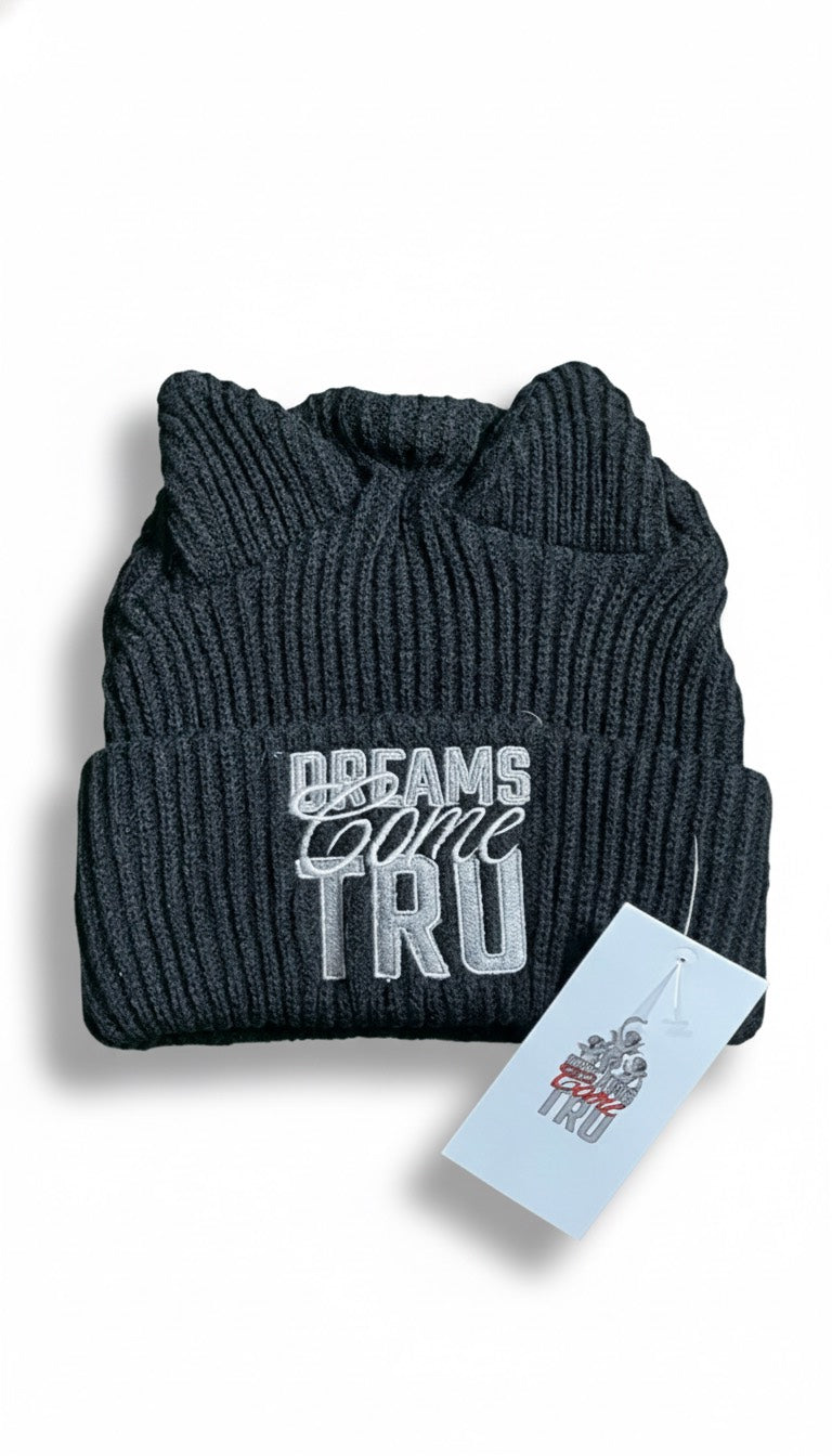 Black & White DCT Cat Ear Beanie