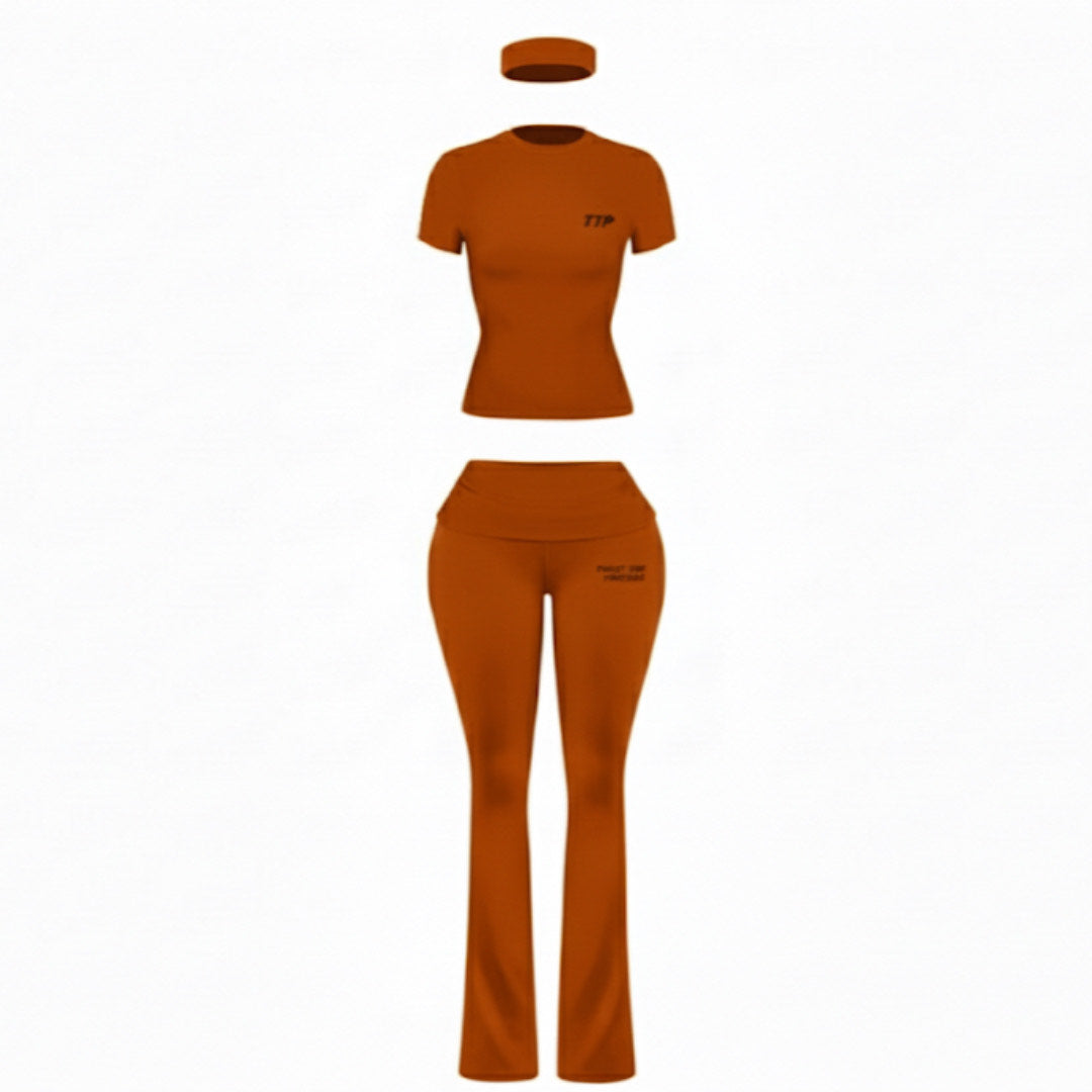 Orange TTP 2 Piece Activewear Set
