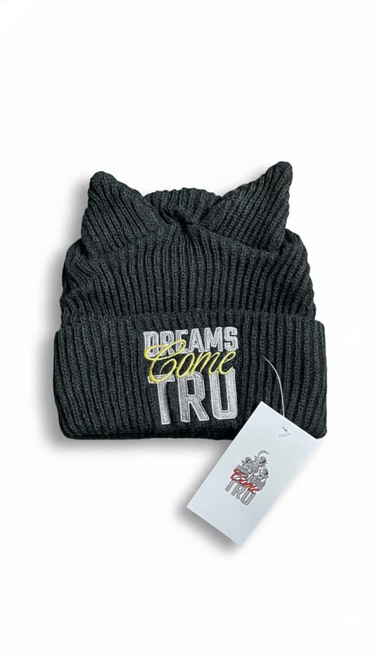 Black & Yellow DCT Cat Ear Beanie