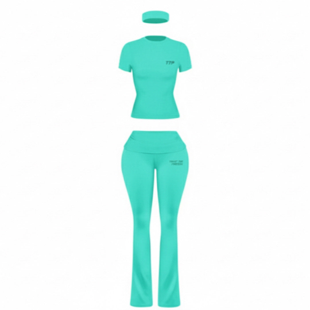 Turquoise TTP 2 Piece Activewear Set